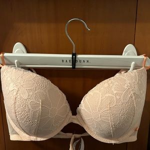 Victoria’s Secret push up lace neutral bra 38C
